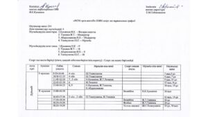 Спорт зал жұмыс кестесі